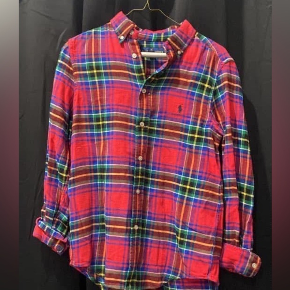 Ralph Lauren Polo Youth XL Boys plaid